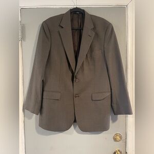 346 Brooks‎ Brothers Men’s Micro Houndstooth Brown Mix 3 Button Stretch Blazer